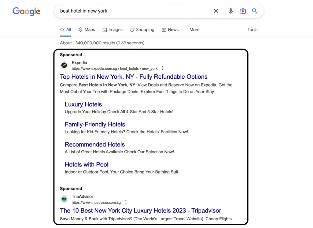 Google Serp Search Ads
