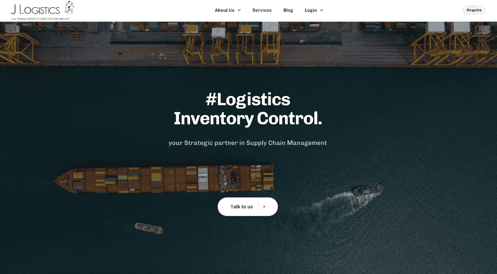 J Logitics Singapore Website