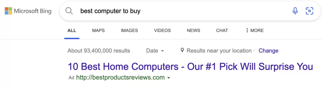 Bing Search Ads