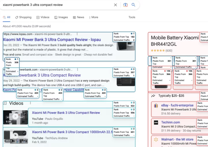 Google Serp Analysis Page Rank
