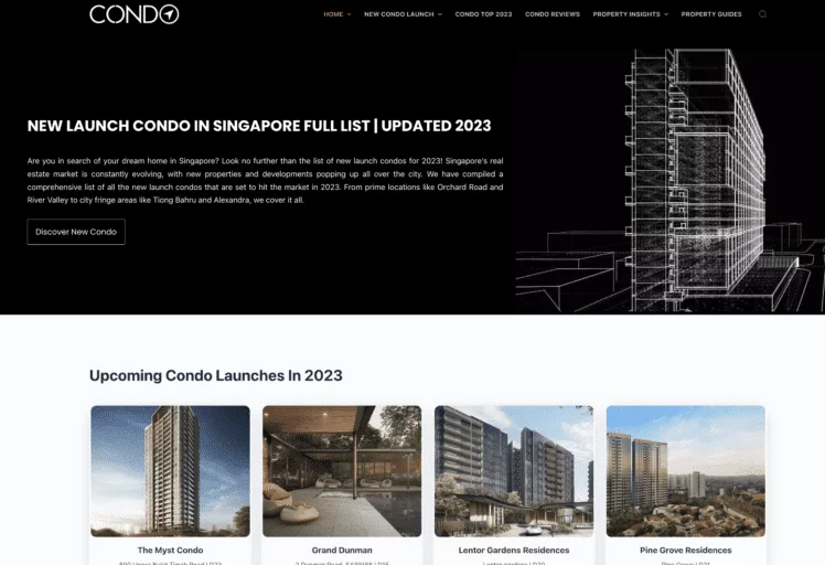 Condonear New Launches Website
