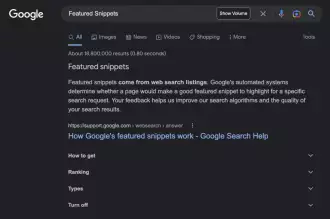 Google Featured Snippets