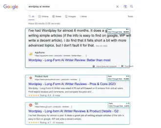 Google Serp analysis CTR Google Serp analysis CTR