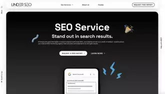 UnderSEO Landing Page For SEO Service