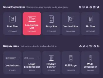 Social Media Ads Sizes 1 Social Media Ads Sizes 1